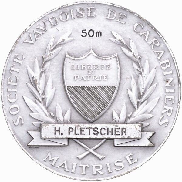 7074_1 Waadt, Maîtrise, Societe vaudoise de carabiniers, o.J., unz/stgl