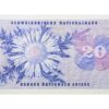 20 Franken, 1961, General Dufour, ungebraucht, bankfrisch - 100%
