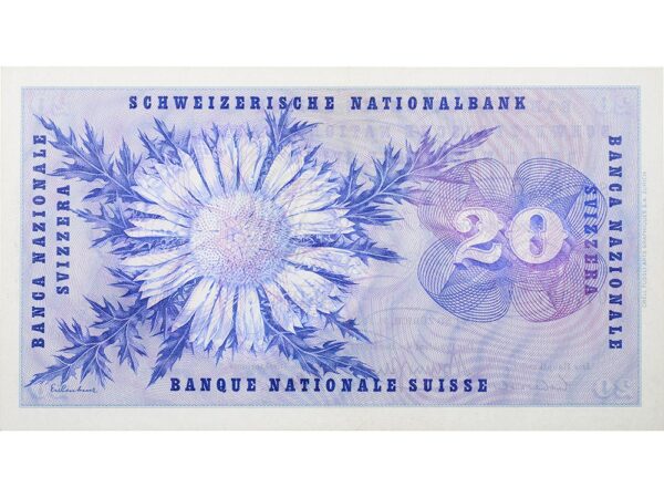 70779_2 20 Franken, 1967, General Dufour, ungebraucht, bankfrisch - 100%