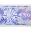 70804_2 20 Franken, 1972, General Dufour, ungebraucht, bankfrisch - 100%