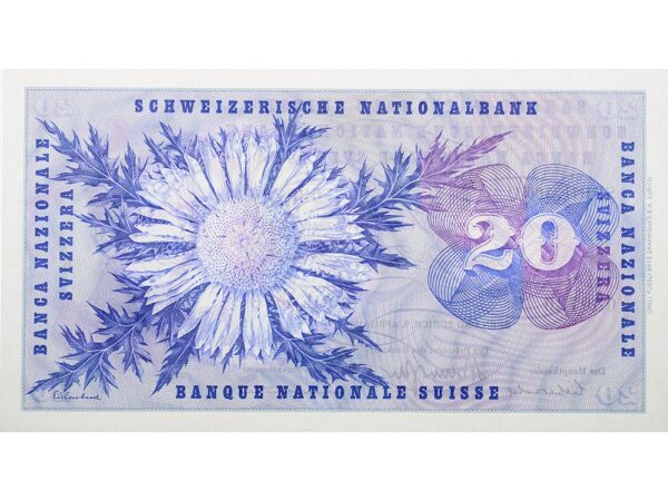 70819_2 20 Franken, 1976, General Dufour, ungebraucht, bankfrisch - 100%