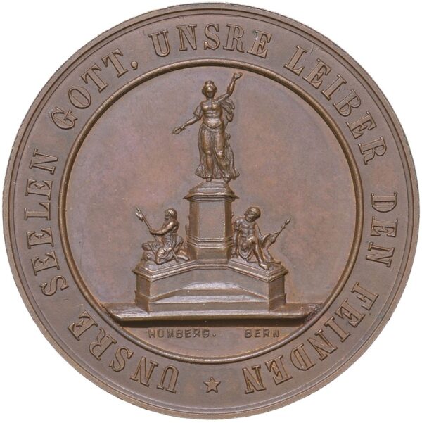 Basel, Basel,  Eidgenöss. Schützenfest, 1879, stgl, Bronze