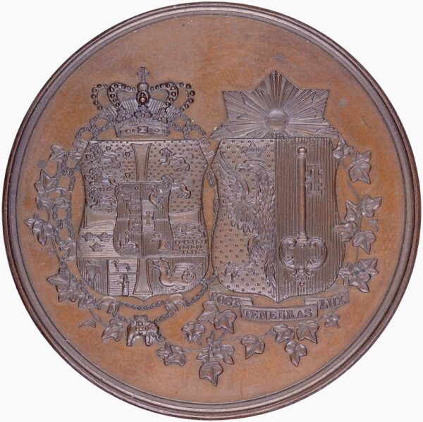 7099_1 Genève, Genève, Exercices de l'Arquebuse, 1827, stgl, Bronze