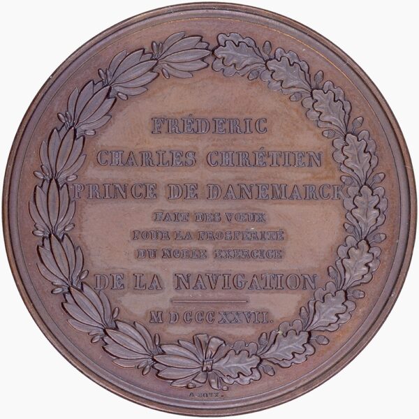 Genève, Genève,  Exercices de l'Arquebuse, 1827, stgl, Bronze