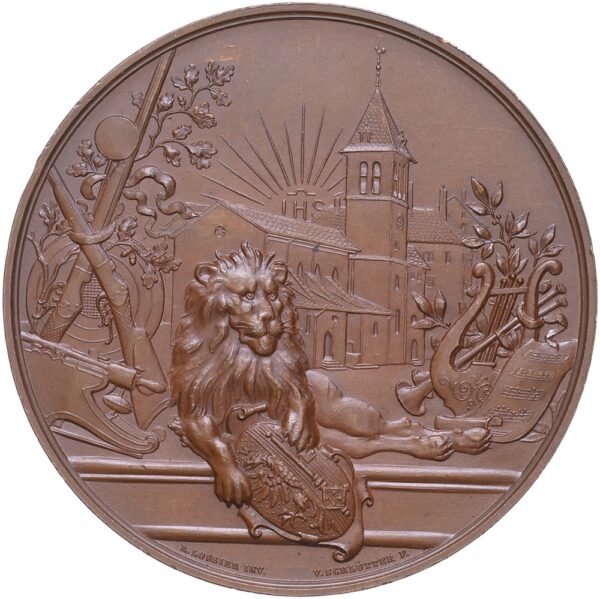 7110_2 Genève, St-Gervais, Vogue du faubourg, 1903, stgl, Bronze