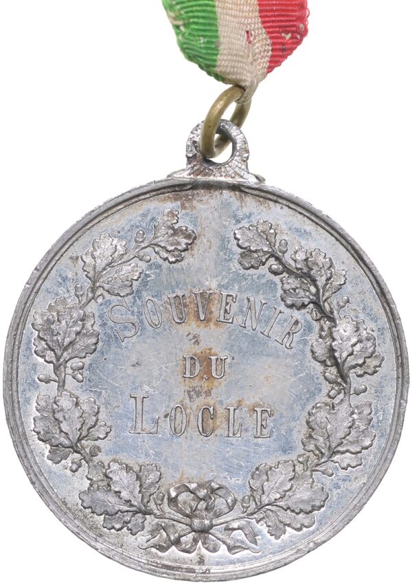 7120_2 Neuenburg, Le Locle, Kantonales Schützenfest, 1892, unz, Weissmetall