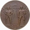 Waadt, Lausanne,  Carabiniers de Lausanneö Tir, 1900, unz/stgl, Bronze