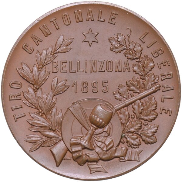 7129_1 Ticino, Bellinzona, Kantonales Schützenfest, 1895, stgl