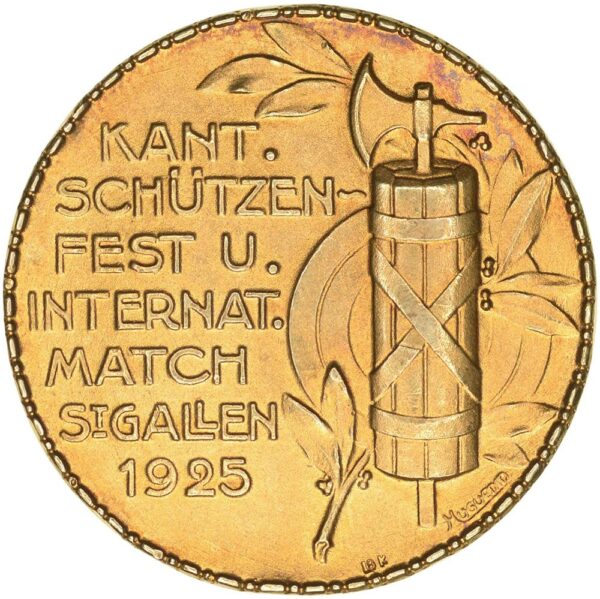 St. Gallen, St. Gallen, Kantonales Schützenfest, 1925, stgl