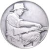 7151_2 Aargau, Kantonalschützengesellschaft, Schützengesellschaft, o.J., unz/stgl, Silber