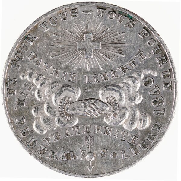 7160_1 Solothurn, Solothurn, Schützenjeton, 1840, vz-unz