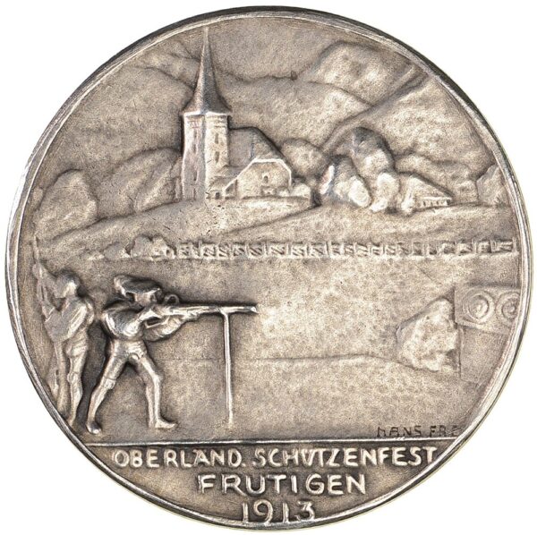 Bern, Frutigen, Oberländisches Schützenfest, 1913, unz/stgl