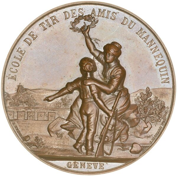 Genève, Genève, Ecole de Tir des Amis du Mannequin, 1893, stgl