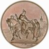 Waadt, Payerne,  Kantonales Schützenfest, 1884, stgl, Bronze