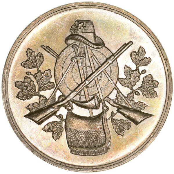 Waadt, Lausanne,  Tir cantonal vaudois, 1894, stgl, Silber