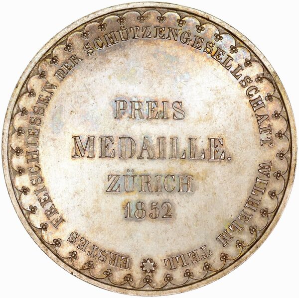 7201_1 Zürich, Zürich, Freischiessen, 1852, unz