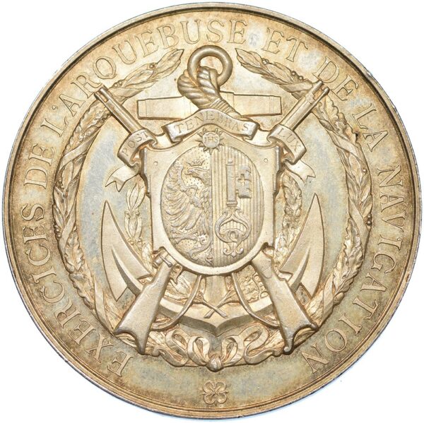 Genève, Genève, Exercices de l'Arquebuse, 1881, unz/stgl