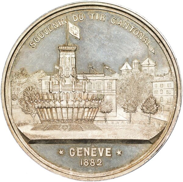 7231_1 Genève, Genève, Kantonales Schützenfest, 1882, stgl