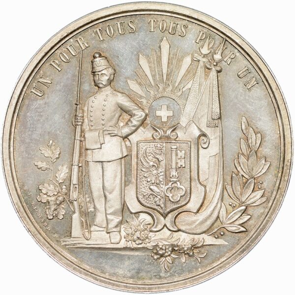 Genève, Genève, Kantonales Schützenfest, 1882, stgl