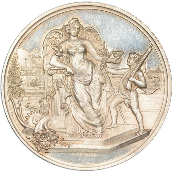 Genève, Genève, Kantonales Schützenfest, 1882, unz/stgl