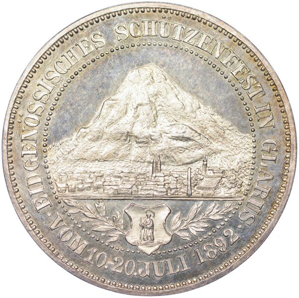 7238_1 Glarus, Glarus, Eidgenöss. Schützenfest, 1892, stgl