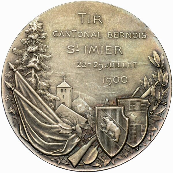 Bern, St-Imier, Tir cantoanl bernois, 1900, stgl