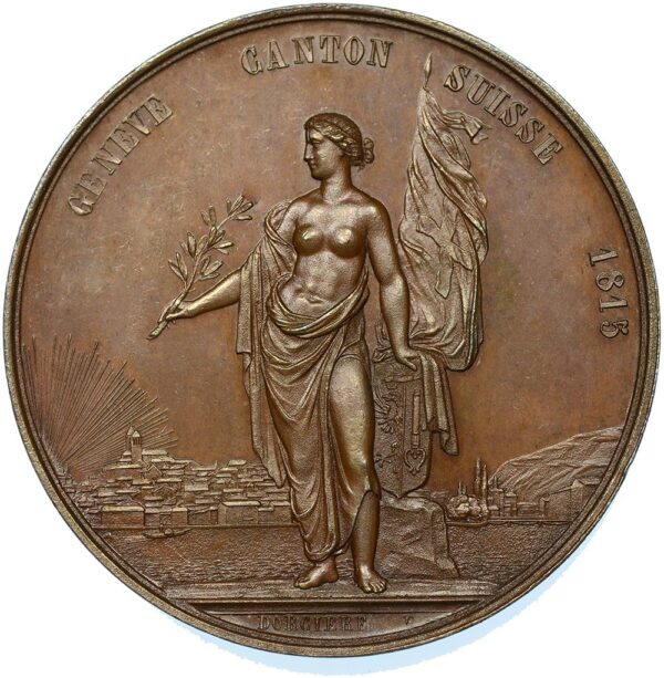 7250_1 Genève, Genève, Eidgenöss. Schützenfest, 1851, unz/stgl