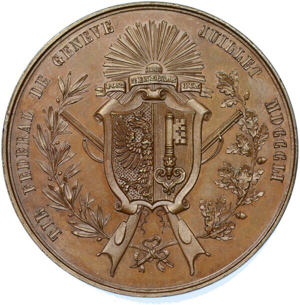 Genève, Genève, Eidgenöss. Schützenfest, 1851, unz/stgl