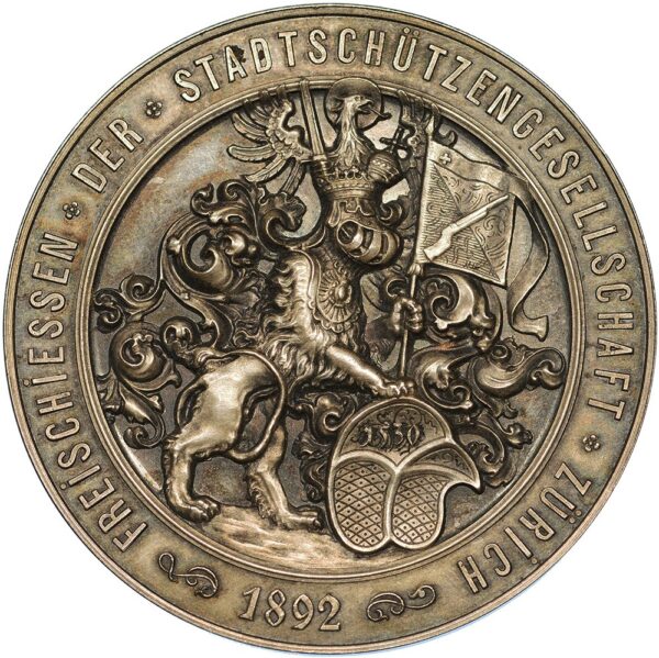 Zürich, Zürich, Freischiessen, 1892, stgl