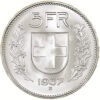 5 Franken, 1937, Stempelglanz