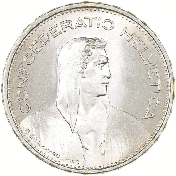 5 Franken, 1940, Stempelglanz