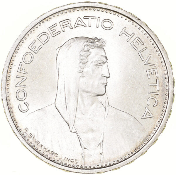 5 Franken, 1949, Stempelglanz