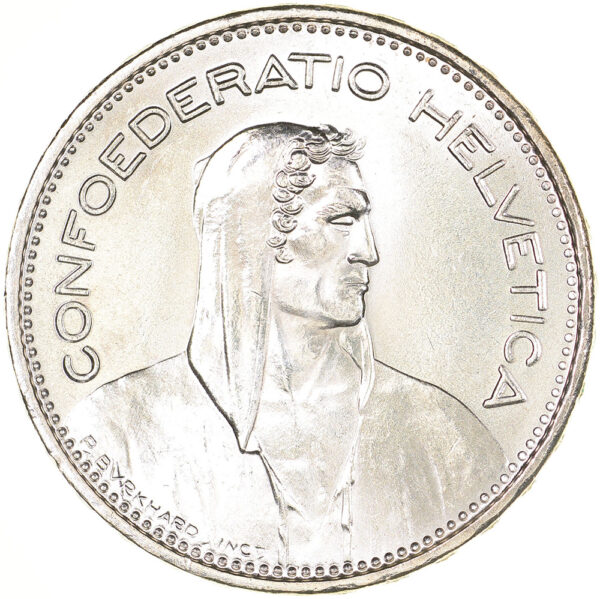 5 Franken, 1965, Stempelglanz