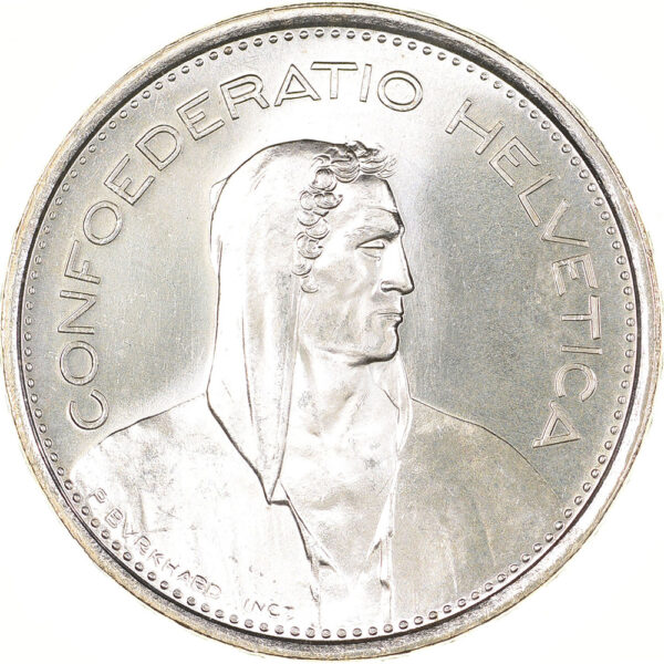 5 Franken, 1967, Stempelglanz