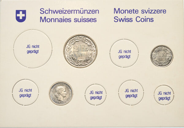Münzensatz, 1972, Stempelglanz