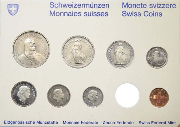Münzensatz, 1975, Stempelglanz