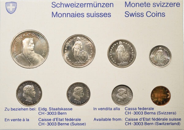 Münzensatz, 1976, Stempelglanz
