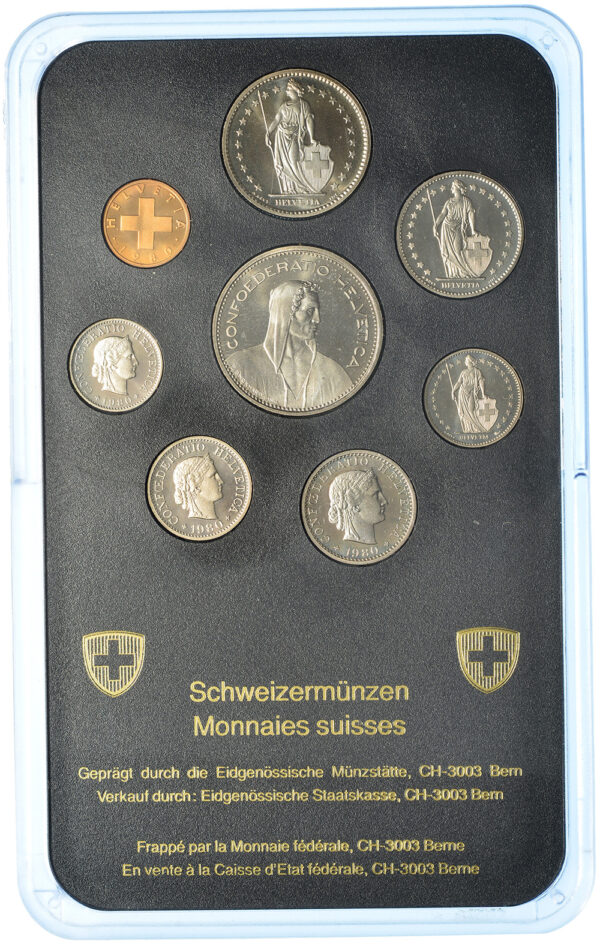 Münzensatz, 1980, Stempelglanz