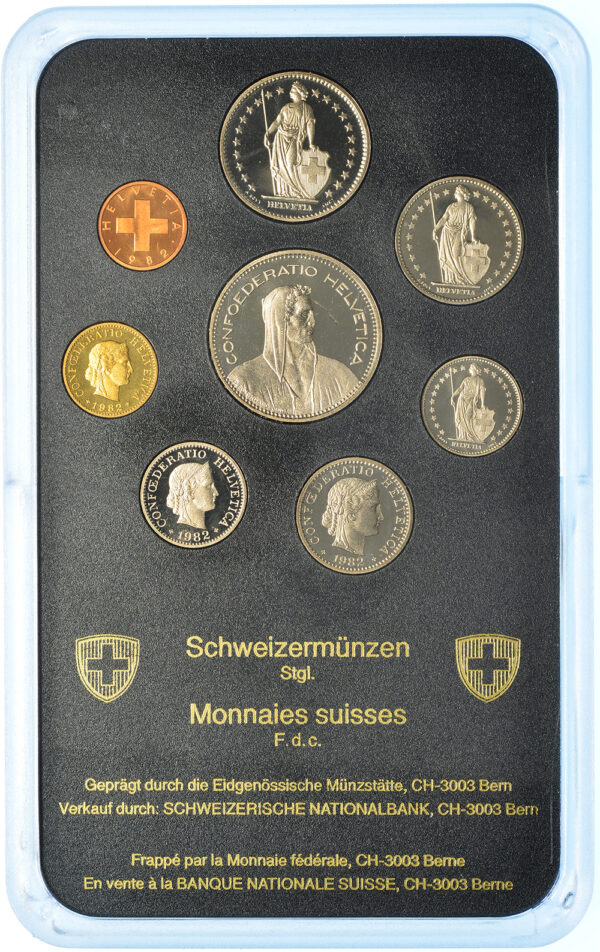 Münzensatz, 1982, Stempelglanz