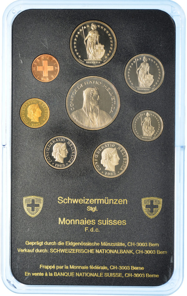 Münzensatz, 1983, Stempelglanz