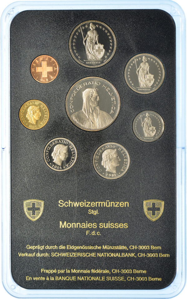 Münzensatz, 1984, Stempelglanz