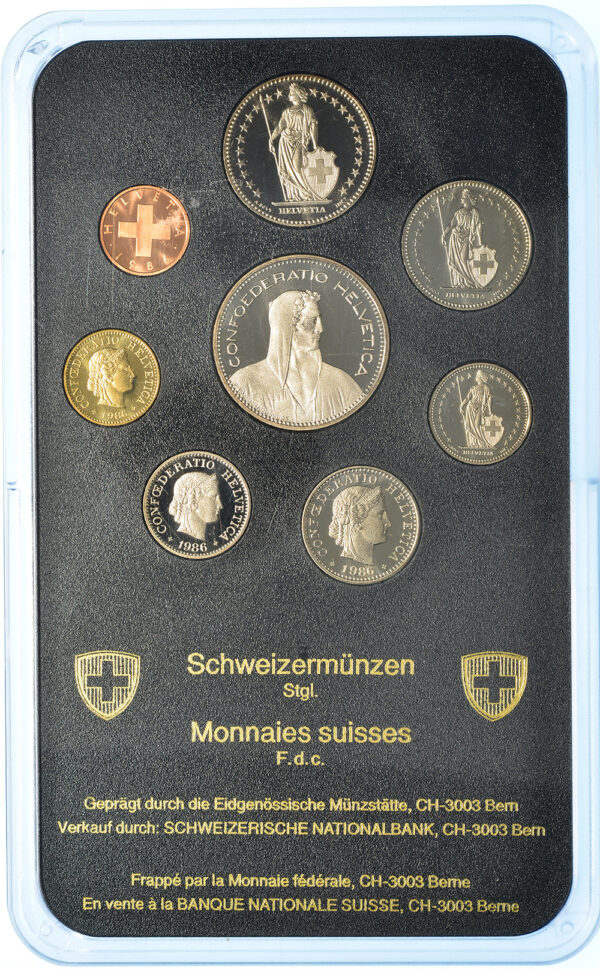 26787_1 Münzensatz, 1986, Stempelglanz
