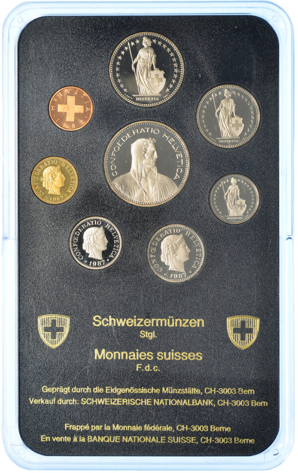 26789_1 Münzensatz, 1987, Stempelglanz