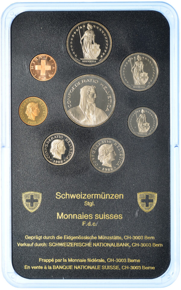 Münzensatz, 1988, Stempelglanz