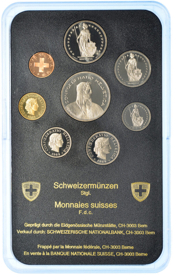 Münzensatz, 1989, Stempelglanz