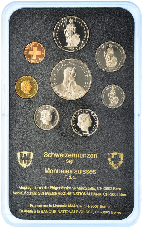 Münzensatz, 1990, Stempelglanz