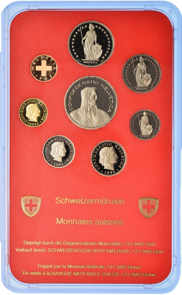 26802_1 Münzensatz, 1993, Polierte Platte