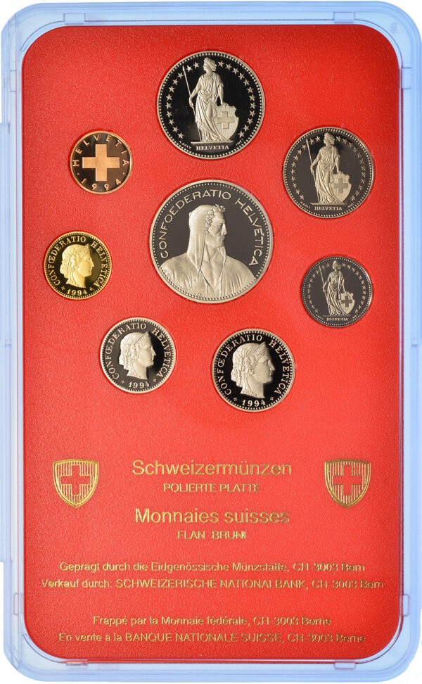 26804_1 Münzensatz, 1994, Polierte Platte