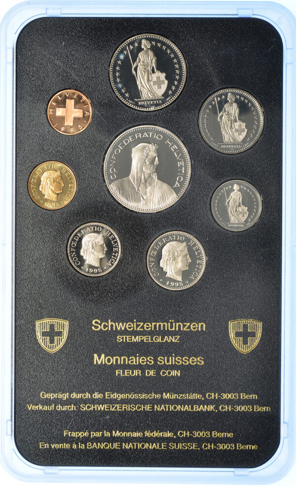 Münzensatz, 1995, Stempelglanz