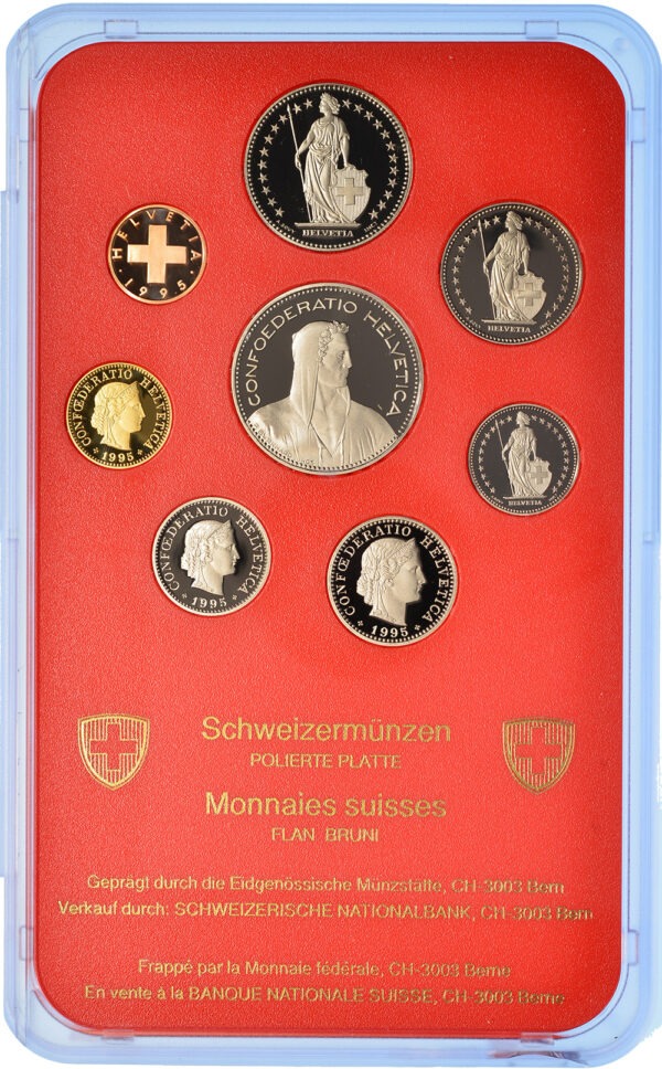 26806_1 Münzensatz, 1995, Polierte Platte